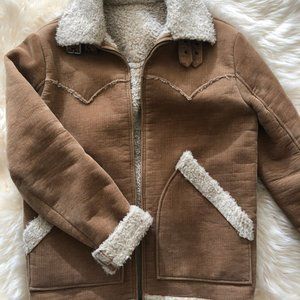 Vintage Womens Cord Jacket, Beige, Size Medium